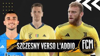 Juventus Szczesny verso laddio Perin vuole il rinnovo ma DiGre sarà il titolare  FcmNewsSport [upl. by Guillemette]