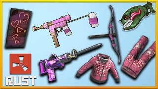 Rust Skins  Valentines 2021 Love Injector Jackhammer Lovestruck Set Lovers Door 208 [upl. by Eselrahc]