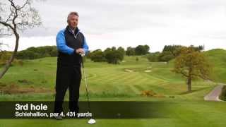 Gleneagles PGA Centenary Course Guide  Par 4 3rd [upl. by Wiatt]