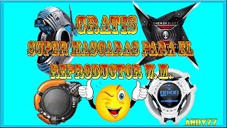 Descarga Gratis Las Mejores Máscaras Skin Para Reproductor De Windows Media 2017 [upl. by Marlowe]