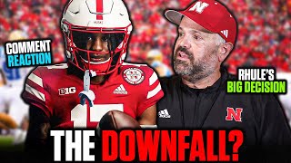 WHATS WRONG WITH NEBRASKA FOOTBALL OC OPTIONS END OF SEASON amp MATT RHULES FUTURE [upl. by Cleveland43]