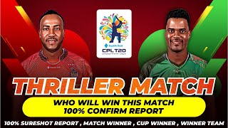 CPL 2024  3rd Match  St Kitts And Nevis Patriots vs Trinbago Knight Riders  Match Report  CPL 24 [upl. by Auhsuj]