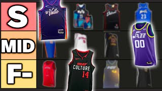 Ranking LEAKED NBA Jerseys [upl. by Araldo877]