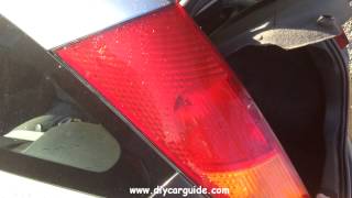 Ford Focus Mk1 Rear Bulbs Replacement amp Rear Lamp Cluster Removal [upl. by Anitsirk]