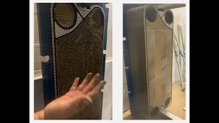 Heat Plate Exchanger Cleaning [upl. by Evelc]