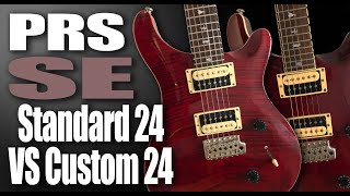 PRS SE Custom 24 VS Standard 24 SHORT ReVIEWS  SUBSCRIBE TO SUPPORT PLEASE [upl. by Niwled]