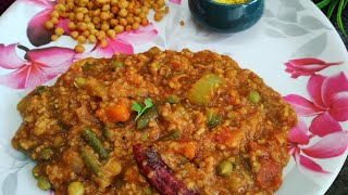 Bisi Bele Bath Recipe  Karnataka Special Bisi Bele Bath  Iyengar Style Recipe  Authentic style [upl. by Stegman]