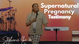 Supernatural Pregnancy Testimony  Stephanie Ike Okafor [upl. by Aikemal]