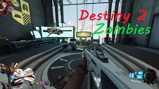 Destiny 2 Tower Zombies  Black ops 3 custom zombies map [upl. by Bjorn651]