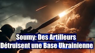 Soumy Des Artilleurs Détruisent une Base Ukrainienne [upl. by Ahsinoj]