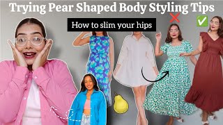 Trying Pear 🍐Shaped Body Styling Tips 🤯✨  KHUSHI GUPTA [upl. by Adnim]