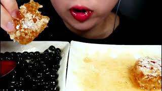 peace love 😍 asmr asmrsounds asmrvideo honey nature satisfying l honey bee asmr 1 food [upl. by Dabbs]