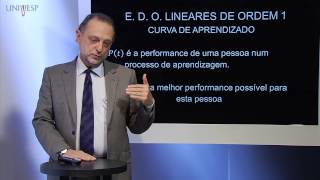 Cálculo III  Aula 14  Equações diferenciais ordinárias lineares de ordem 1 [upl. by Meehsar]