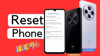 Redmi A4 5g reset kaise kare  Redmi A4 5g mobile ko format kaise kare  how to reset [upl. by Netta]