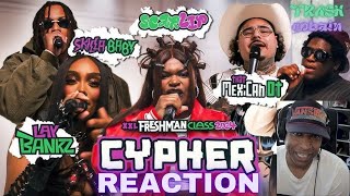 2024 XXL Freshman Cypher Pt2 Mexican OT Scarlip Skilla Baby Cash Cobain amp Lay Bankz REACTION [upl. by Reinold]