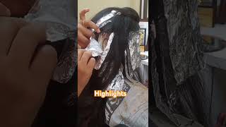 trendingHighlightsbollywood bridalmakeupbasehairstyle newsonghairtutorial hairtransformation [upl. by Nimref236]