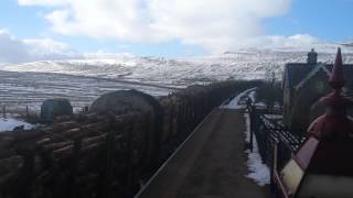 Log train through Ribblehead Station [upl. by Norac]