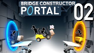 Portal Bridge Constructor thinking with portals [upl. by Junji]