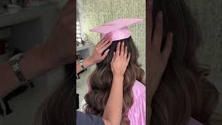 Graduation cap placement tutorial 🎓 graduationcap graduationcaptutorial graduationcaptips [upl. by Nahgem]