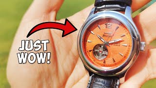 BEST HMT Automatic in 2024 Unboxing amp Review HMT STELLAR SemiSkeleton OPEN HEART [upl. by Marleen]