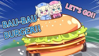 FuwaMoco BAUBAU BURGER【hololive animation】 [upl. by Llig]