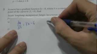 SPM 2012  Add Maths Paper 2  Q1 Q2 amp Q3 [upl. by Prady820]