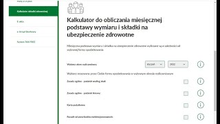 Kalkulator składki zdrowotnej ZUS [upl. by Wesle939]