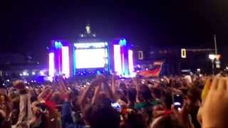 Berlin Fanmeile Finale 2014 die letzte Minute und dann der Jubel  Deutschland  Argentinien [upl. by Jamille543]