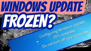 Windows 7 updates freeze at 35 1 50 or 98  how to fix [upl. by Akihsal]