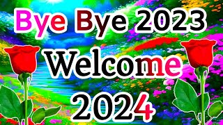 Bye Bye 2023 Status 🌹 Welcome 2024 Status Video 🌹 Happy New Year Shayari 🌹 Rinku Shayar Official [upl. by Rori473]