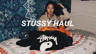 STÜSSY CLOTHING HAUL [upl. by Norse873]