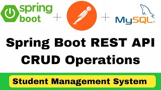 SpringBoot REST API CRUD Operations using Spring Data JPA  Postman  MySql springboottutorial [upl. by Ydissak]