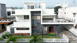 LUXURY 4 BHK VILLA FOR SALE GATED COMMUNITY DIRECT OWNER HYDERABAD ELIP PROPERTY4bhk villa drone [upl. by Orsino]