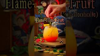 How To Make The FlameFlame Fruit  NonAlcoholic One Piece Drink  onepiece merameranomi [upl. by Madge316]