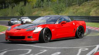 PURE V8 SOUNDS Corvette Z06 TAKES OVER THE NURBURGRING [upl. by Ettenyl]