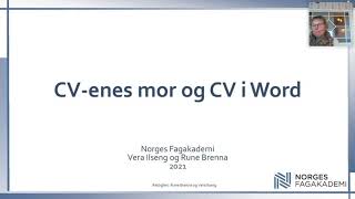 Norges Fagakademi jobbsøkerwebinar for studenter  del 2 [upl. by Ahsiela768]