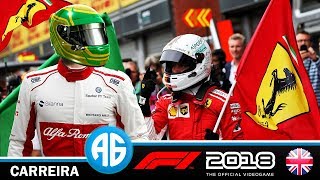 F1 2018 10 GP DA GRÃBRETANHA  CORRIDA DE RECUPERAÇÃO COM ESTRATÉGIA ERRADA PortuguêsBR [upl. by Nit342]