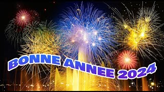 bonne année 2024 animée 🎷🎧🎼🎸 happy new year 2024 avec compteur [upl. by Ambrogio]