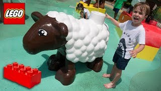 LEGO GIGANTE NA LEGOLAND DE ORLANDO Familia Brancoala nos Estados Unidos [upl. by Evars]