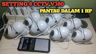 Cara setting 8 cctv v380 dalam 1 hp  v380 pro [upl. by Daisy]