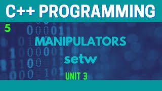 setw Manipulator in CUrduHindi [upl. by Enymsaj589]