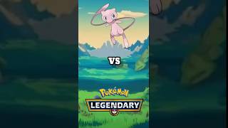 Mew vs Legendary  mythical pokemon battle short video pokemon mew edit shorts viralvideo [upl. by Clerk]