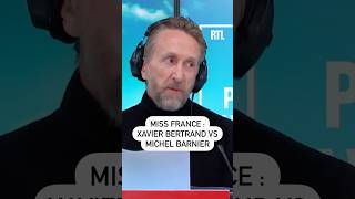 Election Miss France  Xavier Bertrand face à Michel Barnier 🤣 [upl. by Ylrevaw]