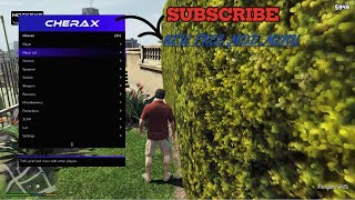 CHERAX BEST FREE GTA 5 ONLINE MODMENU [upl. by Damarra402]