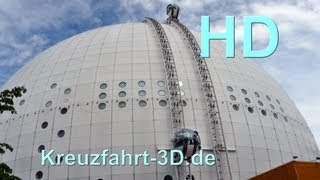 Extended SkyView Ericsson Globe Stockholm Schweden  Sweden  Sverige  HD  2D [upl. by Giark479]