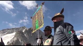 Pellegrinaggio Alpini Adamello Lobbia Alta [upl. by Akiemat321]