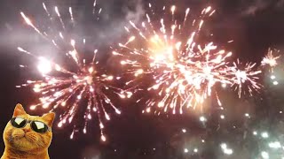 Silvester 000 Uhr Feuerwerk 20232024  PyRo HD [upl. by Adgam]