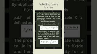 Probability density function pdf  Random Variable  Statistics [upl. by Enidaj]