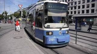 Straßenbahn München am Sendlinger Tor 1080p [upl. by Armington]