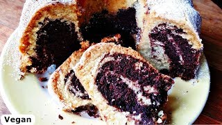 Rezept Marmorkuchen  Vegan  locker und saftig  marble cake [upl. by Junna701]